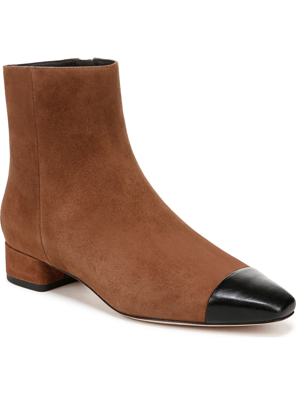 $495 VERONICA BEARD Cecilia Suede Cap Toe Bootie 8.5